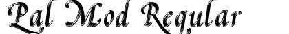 Pal Mod Regular preview