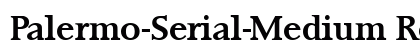 Palermo-Serial-Medium Regular Font