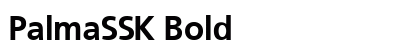 PalmaSSK Bold preview