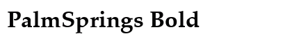 PalmSprings Bold preview