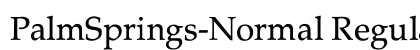 PalmSprings-Normal Regular preview