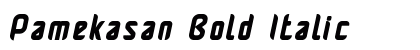 Pamekasan Bold Italic Preview