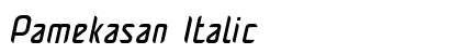 Pamekasan Italic Preview