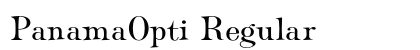 PanamaOpti Regular preview