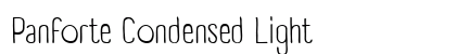 Panforte Condensed Light Preview