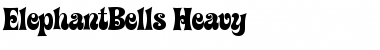 ElephantBells Heavy Font