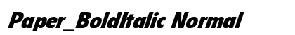 Paper_BoldItalic Normal preview