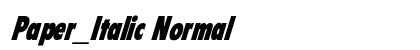 Paper_Italic Normal preview
