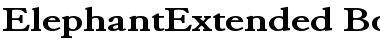 ElephantExtended Bold Font