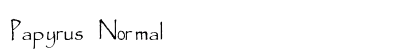 Papyrus Normal preview