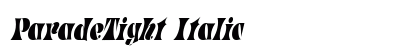 ParadeTight Italic Preview