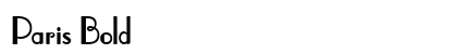 Paris Bold preview