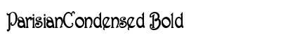 ParisianCondensed Bold preview