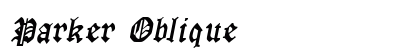Parker Oblique Preview