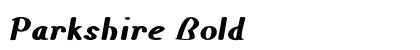 Parkshire Bold preview