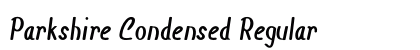 Parkshire Condensed Regular Preview