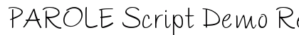 PAROLE Script Demo Regular preview