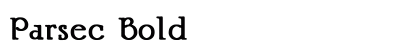 Parsec Bold preview