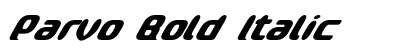 Parvo Bold Italic Preview