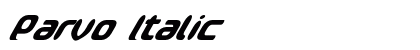 Parvo Italic Preview