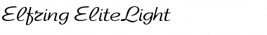 Elfring EliteLight Regular Font