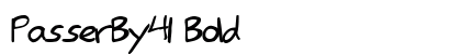 PasserBy41 Bold preview