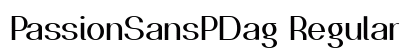 PassionSansPDag Regular preview