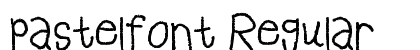 pastelfont Regular preview