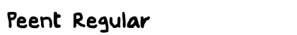 Peent Regular preview