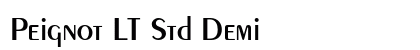Peignot LT Std Demi Preview