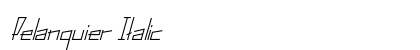 Pelanquier Italic Preview