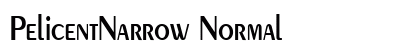 PelicentNarrow Normal Preview