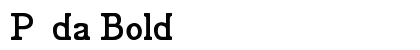 P&#65535;da Bold preview