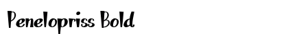 Penelopriss Bold preview