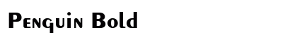 Penguin Bold preview