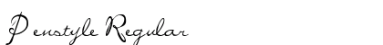 Penstyle Regular Preview