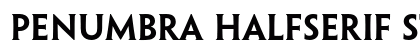 Penumbra HalfSerif Std Semibold Preview