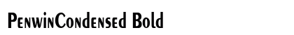 PenwinCondensed Bold preview
