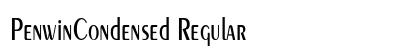 PenwinCondensed Regular preview