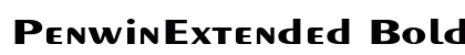 PenwinExtended Bold preview