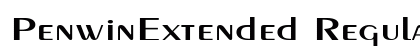 PenwinExtended Regular preview