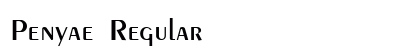 Penyae Regular preview