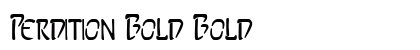 Perdition Bold Bold preview
