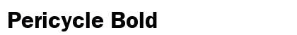 Pericycle Bold preview