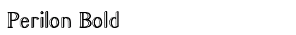 Perilon Bold preview