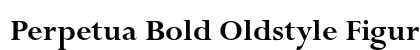 Perpetua Bold Oldstyle Figures preview