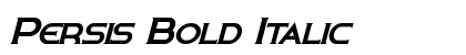 Persis Bold Italic Preview