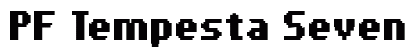 PF Tempesta Seven Condensed Bold Preview