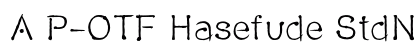 A P-OTF Hasefude StdN R preview