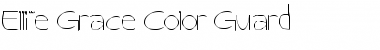 Ellie Grace Color Guard Regular Font